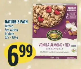 Marché Adonis Nature's path cereals offer