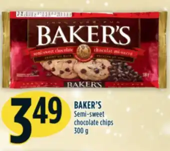 Marché Adonis Baker's semi-sweet chocolate chips offer