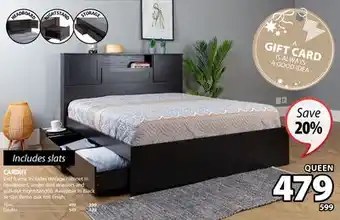 JYSK Cardiff bed frame includes storage cabinet offer