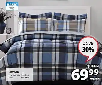 JYSK Oxford 7-piece bed-in-a-bag offer