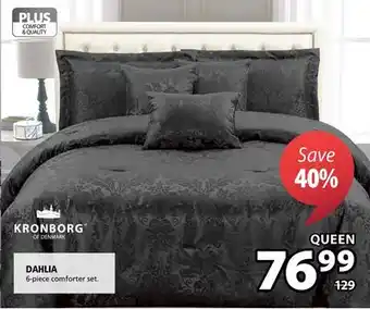 JYSK Dahlia 6-piece comforter set offer