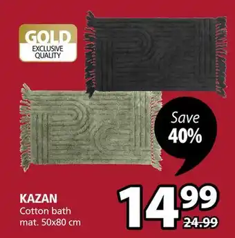 JYSK Kazan cotton bath mat offer