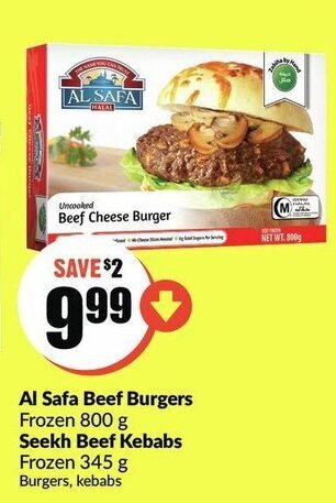 FreshCo Al safa beef burgers offer