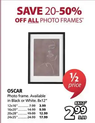 JYSK Oscar photo frame offer