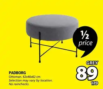 JYSK Padborg ottoman offer