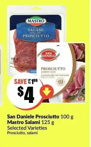 FreshCo San daniele prosciutto mastro salami offer