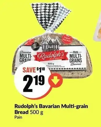 FreshCo Rudolph's bavarian multi-grain bread offer