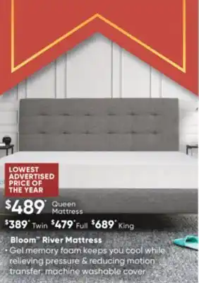 Sleep Country Bloom river mattress offer