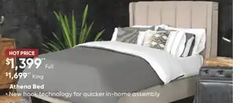 Sleep Country Athena bed offer