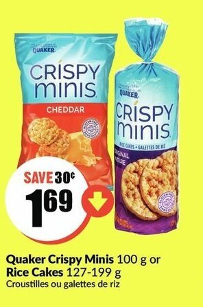 FreshCo Quaker crispy minis offer
