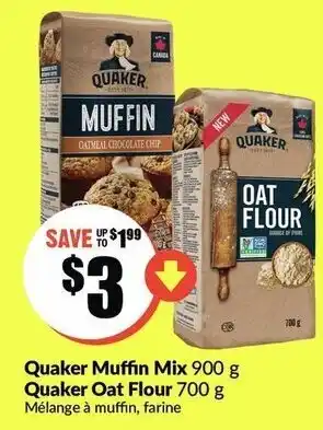 FreshCo Quaker muffin mix quaker oat flour offer