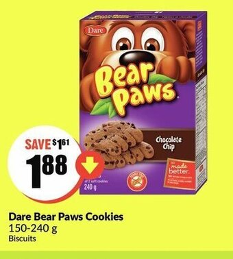 FreshCo Dare bear paws cookies offer