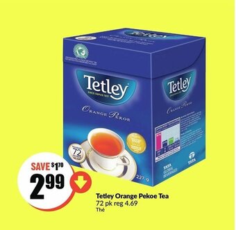 FreshCo Tetley orange pekoe tea offer