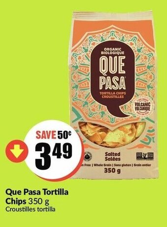 FreshCo Que pasa tortilla chips offer
