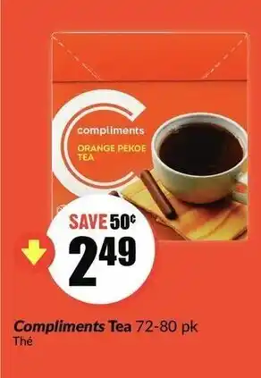 FreshCo Compliments tea offer