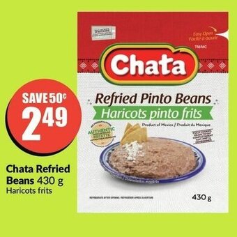 FreshCo Chata refried beans offer