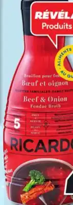 IGA Ricardo fondue broth offer
