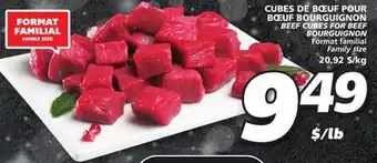 IGA Beef cubes for beef bourguignon offer