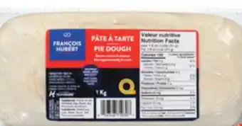 IGA François hubert fresh pie dough offer