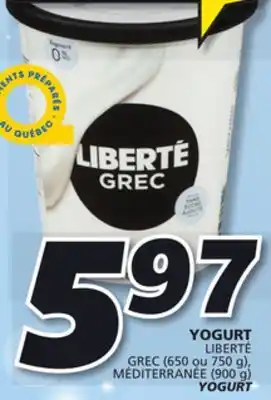 IGA Liberté grec yogurt offer