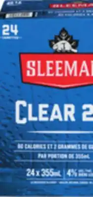 IGA Sleeman clear beer offer