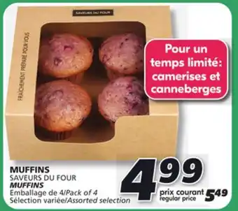 IGA Saveurs du four muffins offer