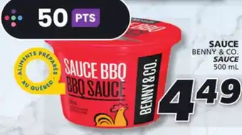 IGA Benny & co. sauce offer
