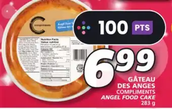 IGA Compliments angel food cake offer