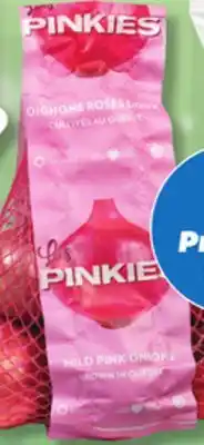 IGA Pink onions offer