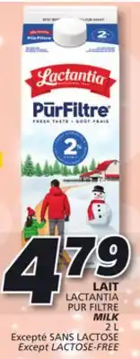 IGA Lactantia pur filtre milk offer