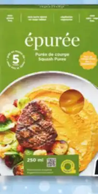 IGA Épurée vegetable puree offer