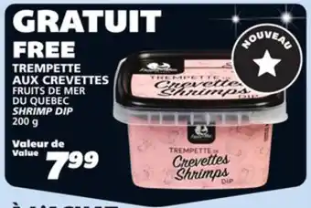 IGA Fruits de mer du quebec shrimp dip offer