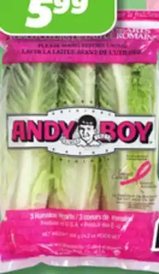 IGA Romaine hearts offer