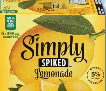 IGA Simply alcoholic malt beverage offer
