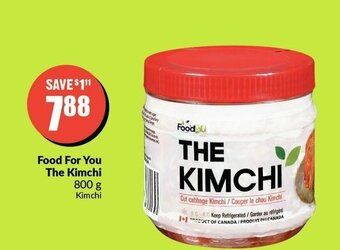 FreshCo Food for you the kimchi offer
