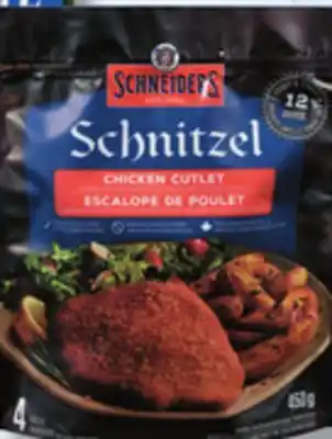 IGA Schneiders chicken cutlets offer