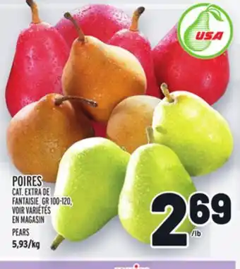 Metro Poires | pears offer