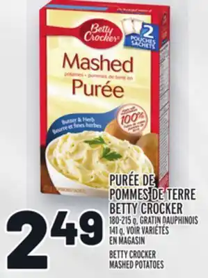 Metro Purée de pommes de terre betty crocker | betty crocker mashed potatoes offer