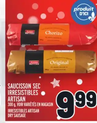 Metro Saucisson sec irresistibles artisan | irresistibles artisan dry sausage offer