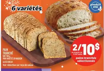 Metro Pain tranché | sliced bread offer