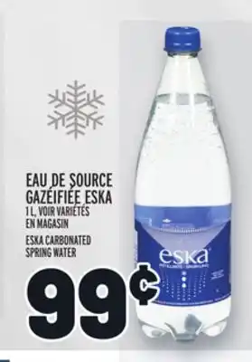 Metro Eau de source gazéifiée eska | eska carbonated spring water offer