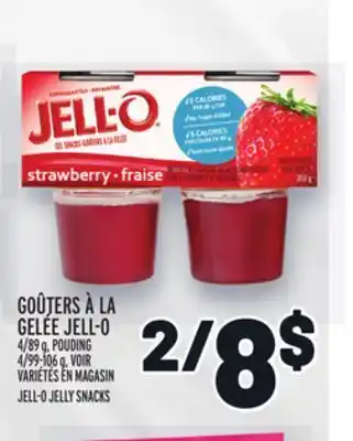 Metro Goûters à la gelée jell-o | jell-o jelly snacks offer