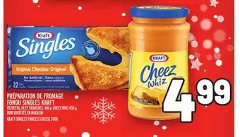 Metro Préparation de fromage fondu singles kraft | kraft singles process cheese food offer