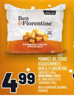 Metro Pommes de terre assaisonnées ben & florentine | ben & florentine seasoned potatoes offer