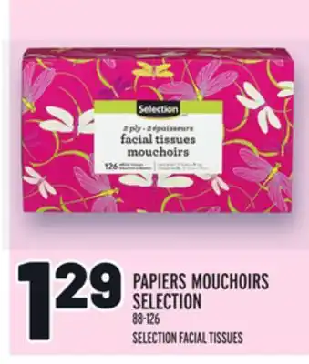 Metro Papiers mouchoirs selection | selection facial tissues offer