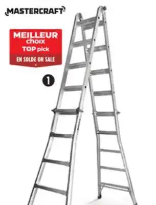 Canadian Tire Mastercraft 21´ aluminum multi-task ladder offer