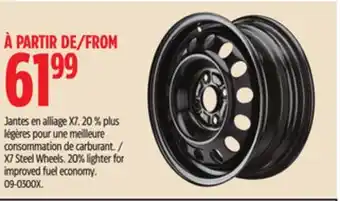 Canadian Tire Macpek x7 steel wheels offer