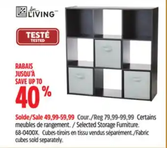 Canadian Tire For living selected storage furniture offer