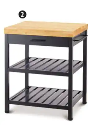 Canadian Tire Canvas vernon kitchen island with butcher-block top offer