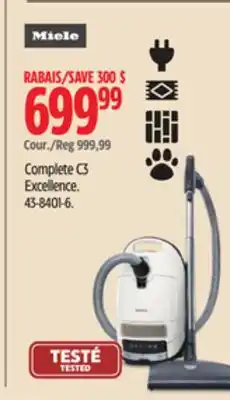 Canadian Tire Miele complete c3 excellence offer
